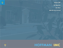 Tablet Screenshot of hoffmanimc.com